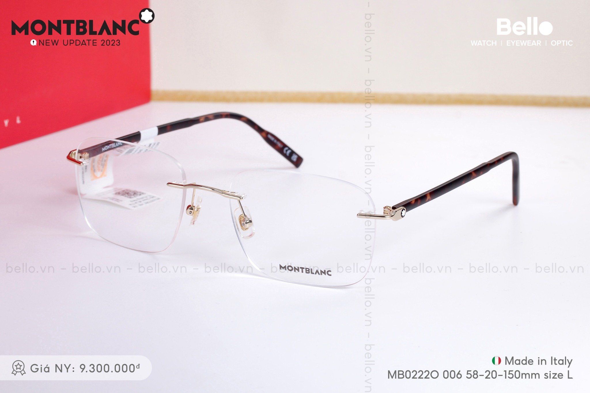  Gọng Kính Montblanc MB0222O 006 chính hãng GIÁ TỐT LIÊN HỆ 0948.74.5959 (Mrs.Hà) 