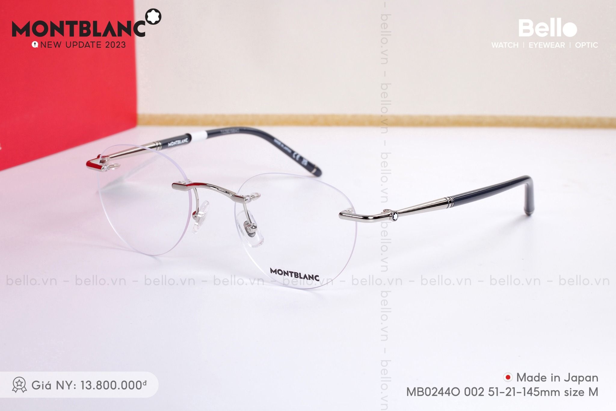  Gọng Kính Montblanc MB0244O 002 chính hãng GIÁ TỐT LIÊN HỆ 0948.74.5959 (Mrs.Hà) 