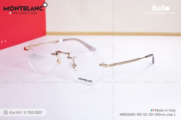  Gọng Kính Montblanc MB0268O 001 chính hãng GIÁ TỐT LIÊN HỆ 0948.74.5959 (Mrs.Hà) 