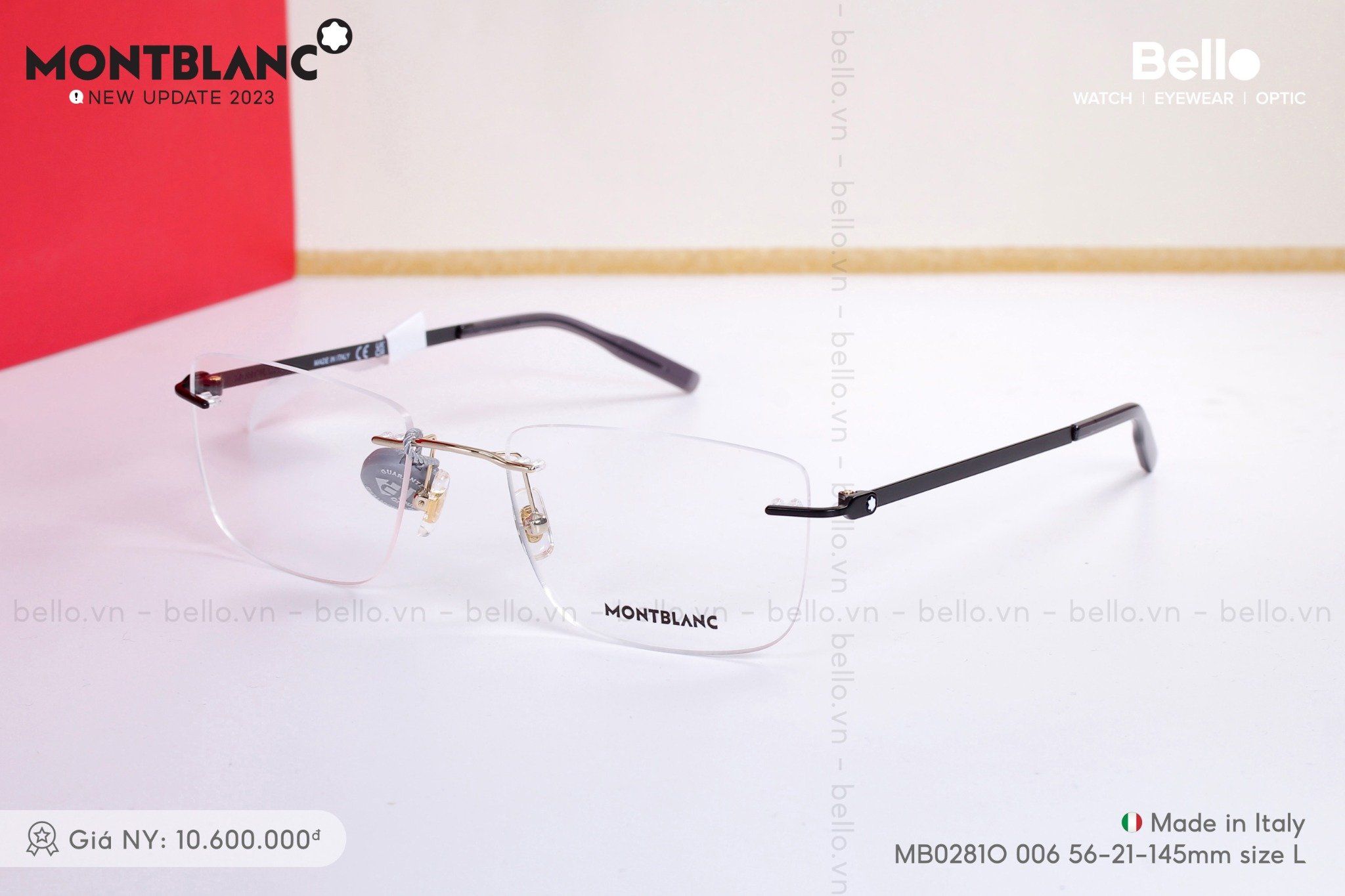 Montblanc MB0281O 006 sale 20% + tặng tròng kính chống chói loá lái xe ngày và đêm 