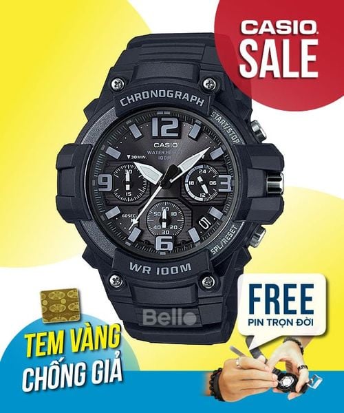  Casio MCW-100H-1A3VDF - Uy tín từ 2009, Tem vàng chống giả, Bảo hành 1 năm, Pin miễn phí trọn đời 