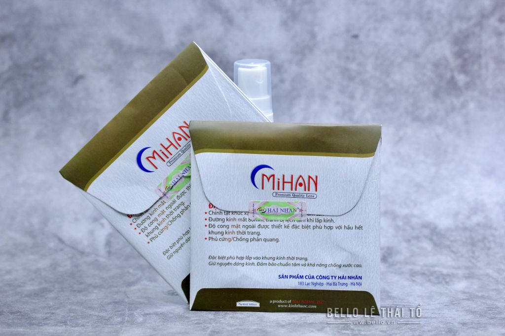  MiHAN Eco - 1.56 Màu Tráng Gương Xanh Biển 