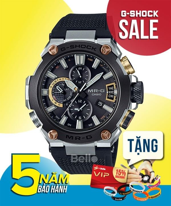  Casio G-Shock MRG-G2000R-1A - Uy tín từ 2009, Tem vàng chống giả, Bảo hành 5 năm, Pin miễn phí trọn đời 