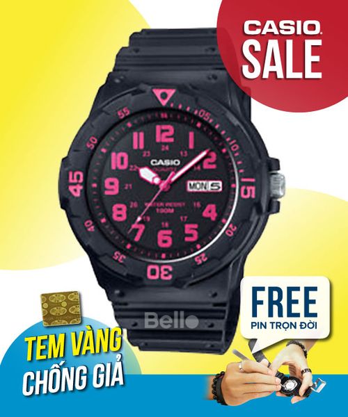  Casio MRW-200H-4CVDF - Uy tín từ 2009, Tem vàng chống giả, Bảo hành 1 năm, Pin miễn phí trọn đời 