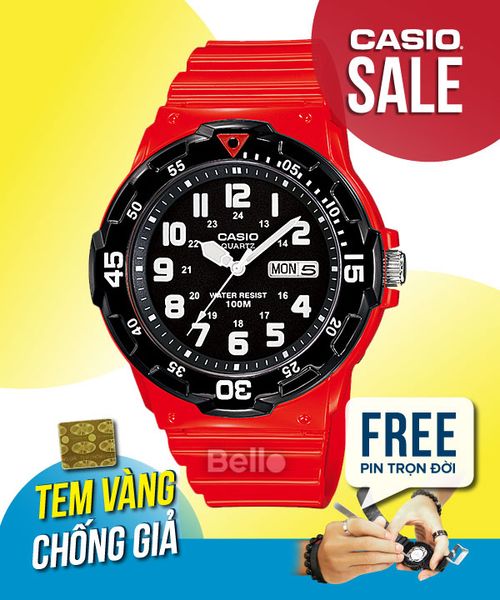  Casio MRW-200HC-4BVDF - Uy tín từ 2009, Tem vàng chống giả, Bảo hành 1 năm, Pin miễn phí trọn đời 