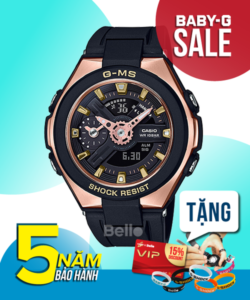 Pin Mi n Phi Tr n i MSG 400G 1A1 ng h Casio Baby G Tem Vang Bello