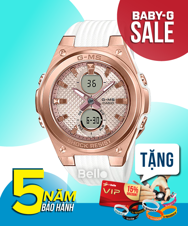 Pin Mi n Phi Tr n i MSG C100G 7A ng h Casio Baby G Tem Vang Bello