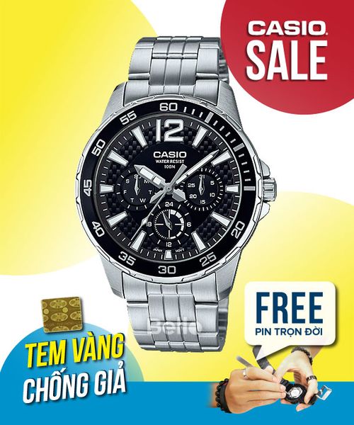  Casio MTD-330D-1AVDF - Uy tín từ 2009, Tem vàng chống giả, Bảo hành 1 năm, Pin miễn phí trọn đời 