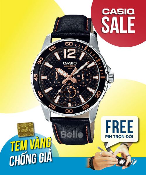  Casio MTD-330L-1A3VDF - Uy tín từ 2009, Tem vàng chống giả, Bảo hành 1 năm, Pin miễn phí trọn đời 