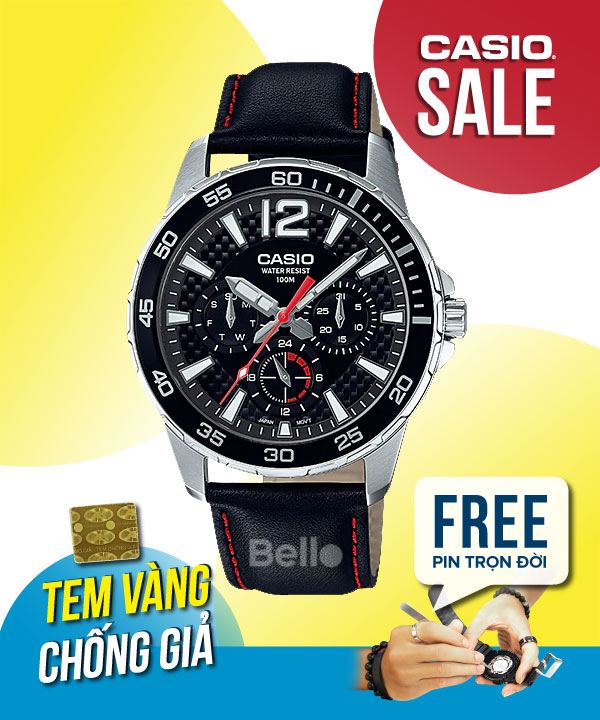 Pin Mi n Phi Tr n i MTD 330L 1AVDF ng h Casio Tem vang ch n Bello HN TP.HCM