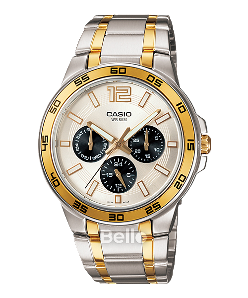  [Pin Miễn Phí Trọn Đời] MTP-1300SG-7AVDF - Đồng hồ Casio - Tem vàng chống giả 