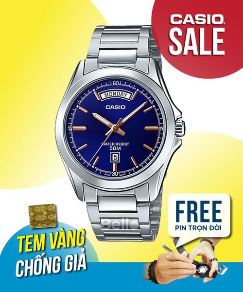  Casio MTP-1370D-2AVDF - Uy tín từ 2009, Tem vàng chống giả, Bảo hành 1 năm, Pin miễn phí trọn đời 