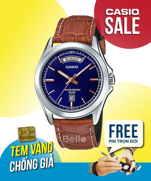  Casio MTP-1370L-2AVDF - Uy tín từ 2009, Tem vàng chống giả, Bảo hành 1 năm, Pin miễn phí trọn đời 