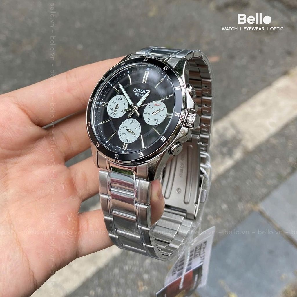  Casio MTP-1374D-1A3 - Uy tín từ 2009, Tem vàng chống giả, Bảo hành 1 năm, Pin miễn phí trọn đời 