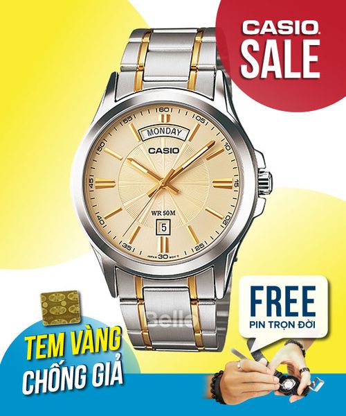  Casio MTP-1381G-9AVDF - Uy tín từ 2009, Tem vàng chống giả, Bảo hành 1 năm, Pin miễn phí trọn đời 