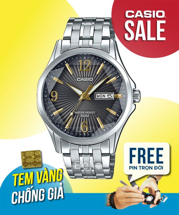 Pin Mi n Phi Tr n i MTP E120DY 1AVDF ng h Casio Tem vang ch Bello HN TP.HCM