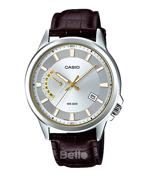  [Pin Miễn Phí Trọn Đời] MTP-E136L-7AVDF - Đồng hồ Casio - Tem vàng chống giả 