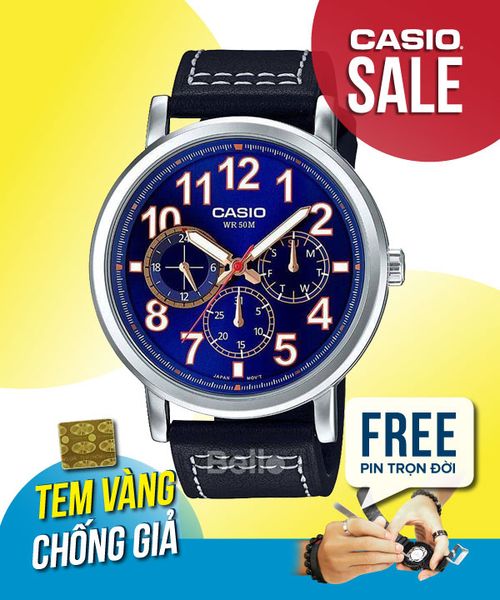  Casio MTP-E309L-2B1VDF - Uy tín từ 2009, Tem vàng chống giả, Bảo hành 1 năm, Pin miễn phí trọn đời 