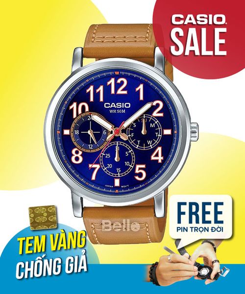  Casio MTP-E309L-2B2VDF - Uy tín từ 2009, Tem vàng chống giả, Bảo hành 1 năm, Pin miễn phí trọn đời 
