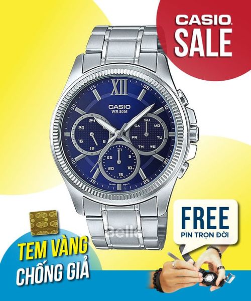  Casio MTP-E315D-2AVDF - Uy tín từ 2009, Tem vàng chống giả, Bảo hành 1 năm, Pin miễn phí trọn đời 