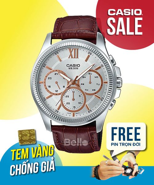  Casio MTP-E315L-7AVDF - Uy tín từ 2009, Tem vàng chống giả, Bảo hành 1 năm, Pin miễn phí trọn đời 