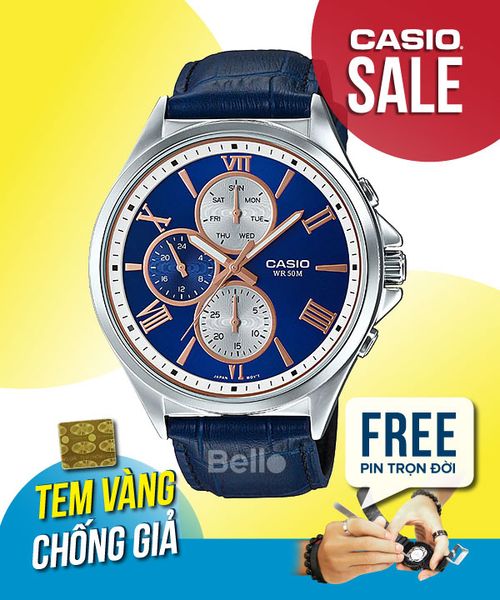  Casio MTP-E316L-2A2VDF - Uy tín từ 2009, Tem vàng chống giả, Bảo hành 1 năm, Pin miễn phí trọn đời 