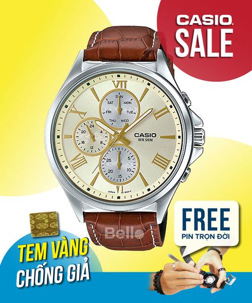  Casio MTP-E316L-9AVDF - Uy tín từ 2009, Tem vàng chống giả, Bảo hành 1 năm, Pin miễn phí trọn đời 