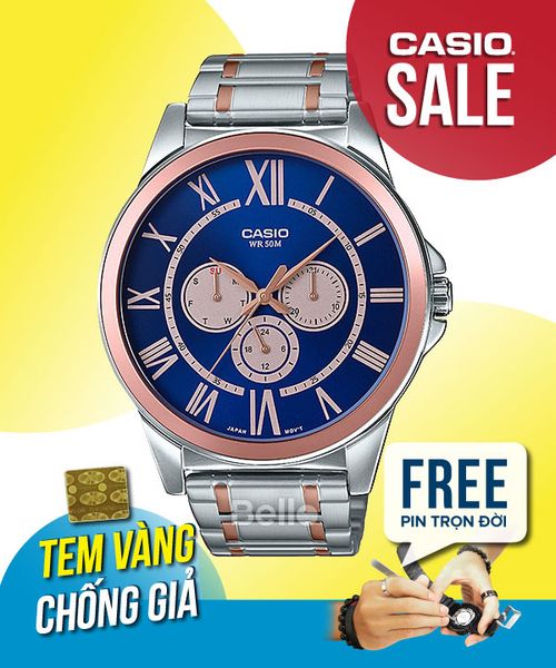  Casio MTP-E318RG-2BVDF - Uy tín từ 2009, Tem vàng chống giả, Bảo hành 1 năm, Pin miễn phí trọn đời 