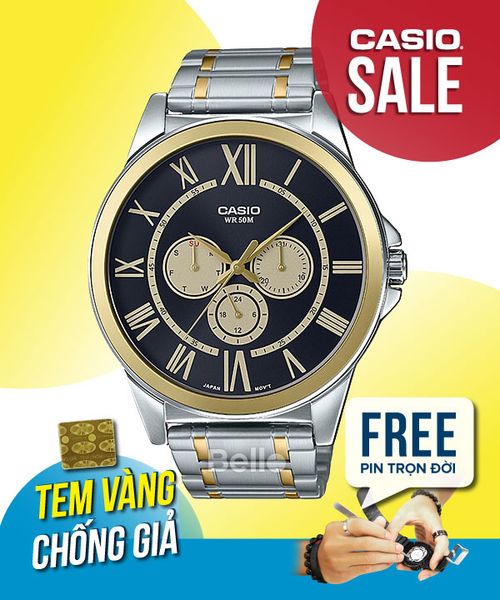  Casio MTP-E318SG-1BVDF - Uy tín từ 2009, Tem vàng chống giả, Bảo hành 1 năm, Pin miễn phí trọn đời 