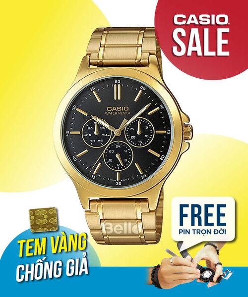  Casio MTP-V300G-1AUDF - Uy tín từ 2009, Tem vàng chống giả, Bảo hành 1 năm, Pin miễn phí trọn đời 