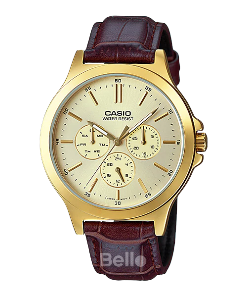  Casio MTP-V300GL-9AUDF - Uy tín từ 2009, Tem vàng chống giả, Bảo hành 1 năm, Pin miễn phí trọn đời 