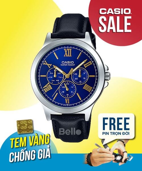  Casio MTP-V300L-2AUDF - Uy tín từ 2009, Tem vàng chống giả, Bảo hành 1 năm, Pin miễn phí trọn đời 