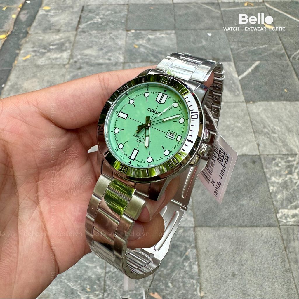  Casio MTP-VD01D-3E1VUDF - Uy tín từ 2009, Tem vàng chống giả, Bảo hành 1 năm, Pin miễn phí trọn đời 