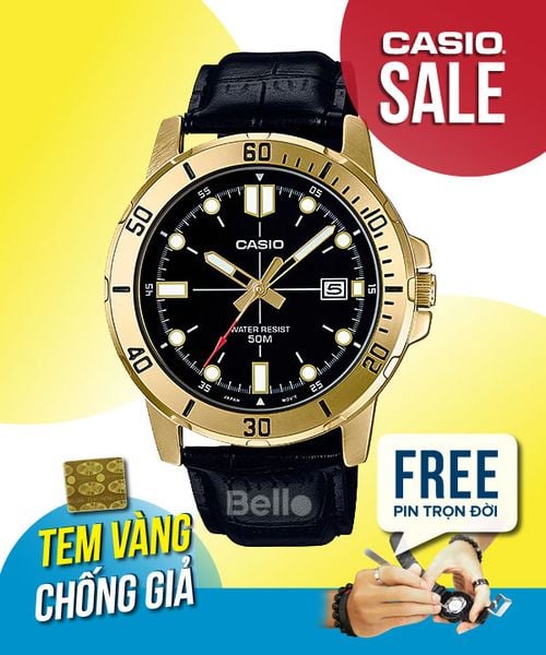  Casio MTP-VD01GL-1EVUDF - Uy tín từ 2009, Tem vàng chống giả, Bảo hành 1 năm, Pin miễn phí trọn đời 