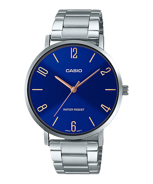  Casio MTP-VT01D-2B2UDF - Uy tín từ 2009, Tem vàng chống giả, Bảo hành 1 năm, Pin miễn phí trọn đời 