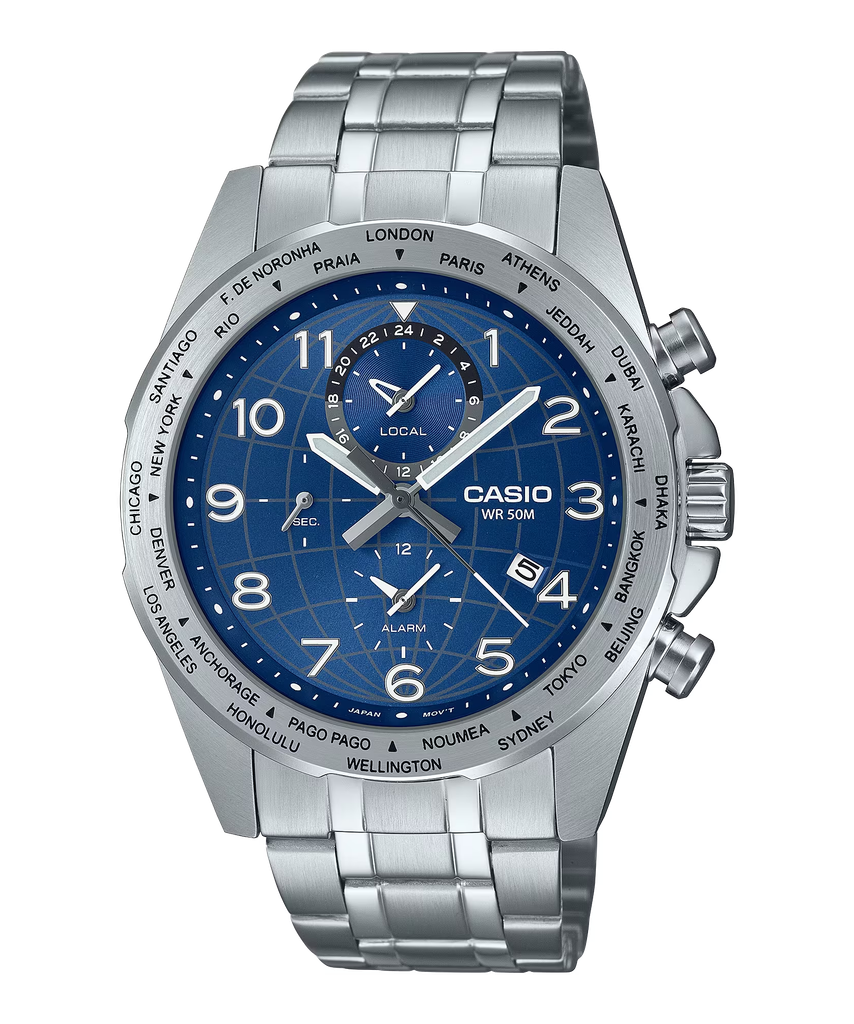  Casio MTP-W500D-2AVDF - Uy tín từ 2009, Tem vàng chống giả, Bảo hành 1 năm, Pin miễn phí trọn đời 