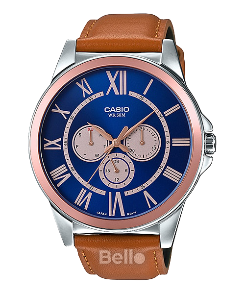  Casio MTP-E318L-2BVDF - Uy tín từ 2009, Tem vàng chống giả, Bảo hành 1 năm, Pin miễn phí trọn đời 
