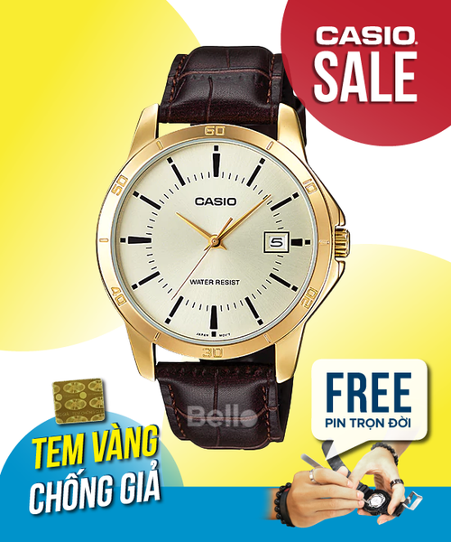  Casio MTP-V004GL-9AUDF - Uy tín từ 2009, Tem vàng chống giả, Bảo hành 1 năm, Pin miễn phí trọn đời 