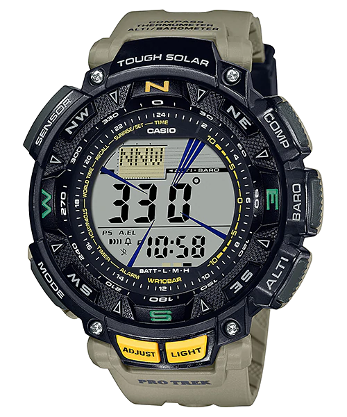  Casio Pro Trek PRG-240-5 - Uy tín từ 2009, Tem vàng chống giả, Bảo hành 1 năm, Pin miễn phí trọn đời 