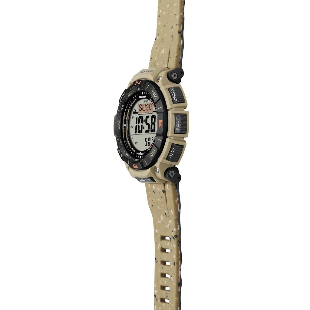  Casio Pro Trek PRG-340SC-5DR - Uy tín từ 2009, Tem vàng chống giả, Bảo hành 1 năm, Pin miễn phí trọn đời 
