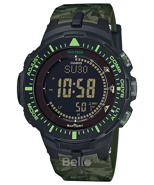 Đồng hồ Casio Pro Trek PRG-300CM-3 chính hãng, giá rẻ, Thay Pin Trọn Đ –  Bello