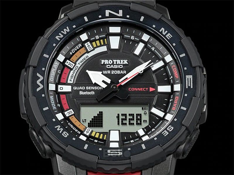  [Pin Miễn Phí Trọn Đời] Đồng hồ Casio Protrek PRT-B70-1 - Tem vàng chống giả 