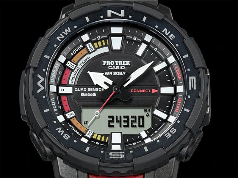  [Pin Miễn Phí Trọn Đời] Đồng hồ Casio Protrek PRT-B70-1 - Tem vàng chống giả 