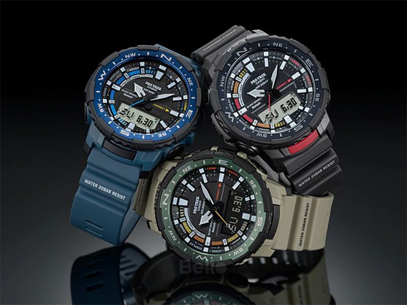  Casio Pro Trek PRT-B70-5 - Uy tín từ 2009, Tem vàng chống giả, Bảo hành 1 năm, Pin miễn phí trọn đời 