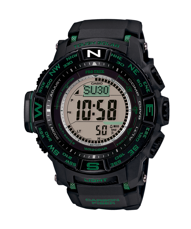  Casio Pro Trek PRW-S3500-1DR - Uy tín từ 2009, Tem vàng chống giả, Bảo hành 1 năm, Pin miễn phí trọn đời 