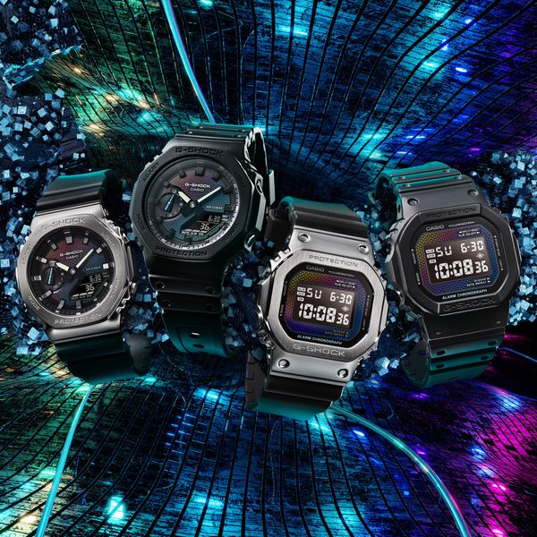  Casio G-Shock GM-2100RW-1A - Uy tín từ 2009, Tem vàng chống giả, Bảo hành 5 năm, Pin miễn phí trọn đời 