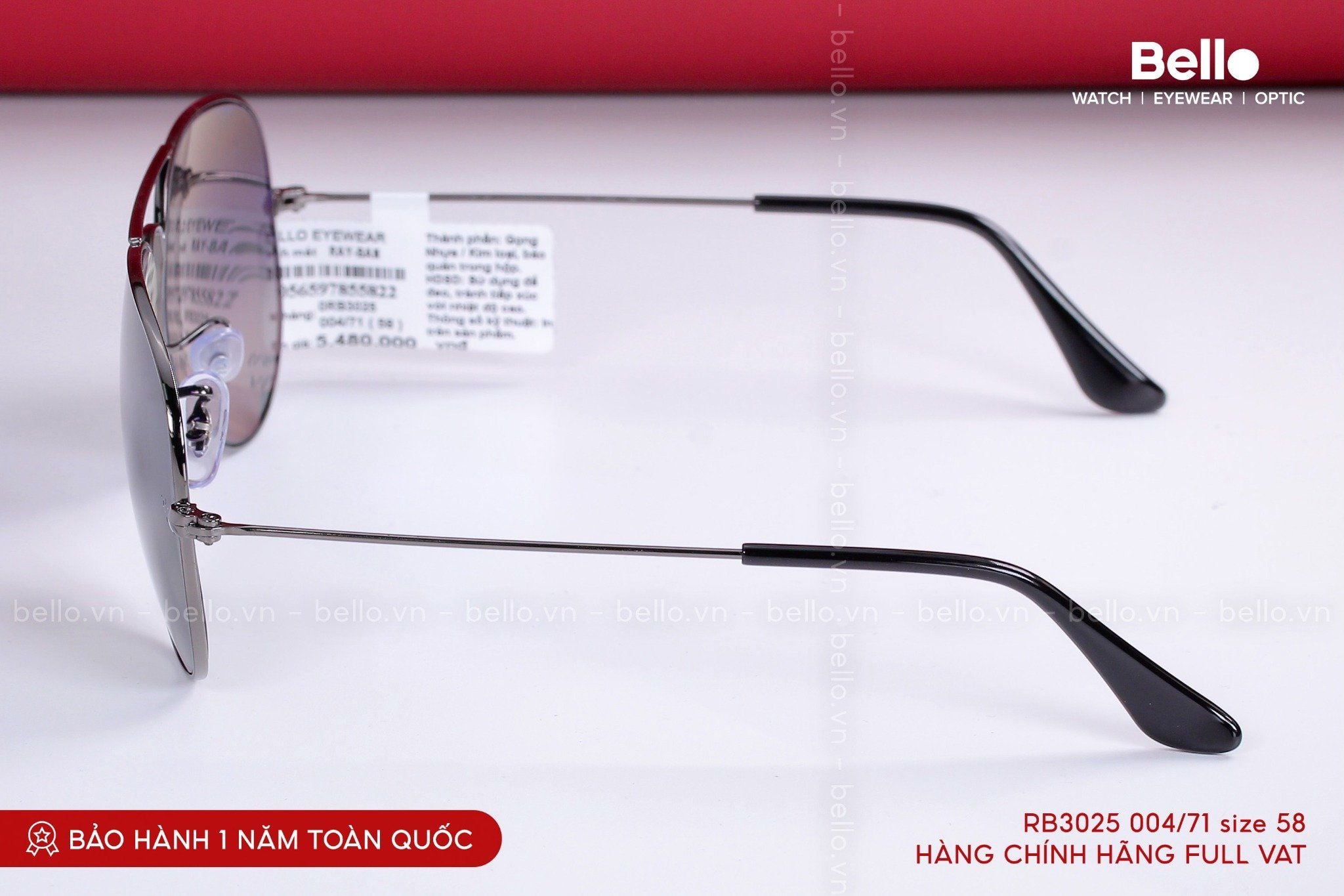  Kính Mát Ray-Ban RB3025 00471 chính hãng GIÁ TỐT LIÊN HỆ 0948.74.5959 (Mrs.Hà) | RB3025 004/71 