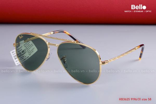  Kính Mát Ray-Ban RB3625 919631 chính hãng GIÁ TỐT LIÊN HỆ 0948.74.5959 (Mrs.Hà) | RB3625 9196/31 