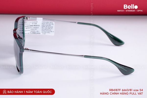  Kính Mát Ray-Ban RB4187F 666381 chính hãng GIÁ TỐT LIÊN HỆ 0948.74.5959 (Mrs.Hà) | RB4187F 6663/81 