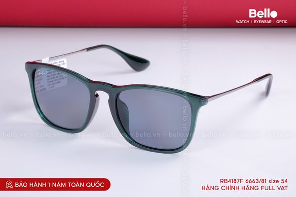  Kính Mát Ray-Ban RB4187F 666381 chính hãng GIÁ TỐT LIÊN HỆ 0948.74.5959 (Mrs.Hà) | RB4187F 6663/81 